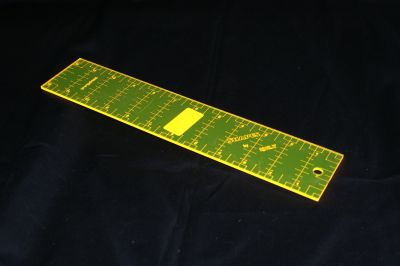 ACRYLIC RULER 2.5 ins X 12 ins from SHAPES BY QUILT